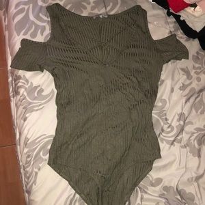 New with tags Green Bodysuit sz small